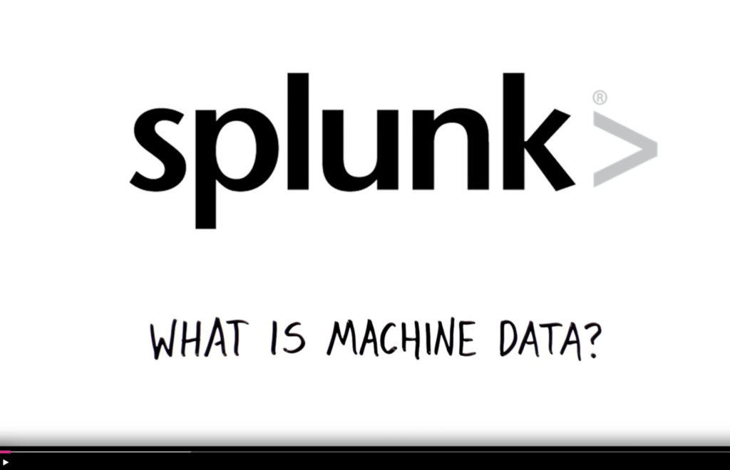 splunk logo: What is machine Data?