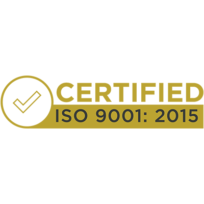 Certified ISO 9001: 2015 icon