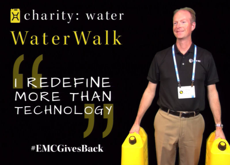 EMCworld charitywater