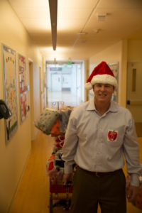 Greg from GTRI at Cisco Santa Connection, Children's Hospital Colorado.