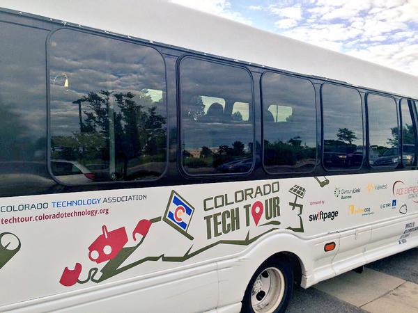 Colorado Tech Tour bus (Image: Commons on Champa)